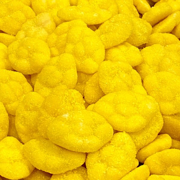 Yellow Banana Cloud Lollies 100g